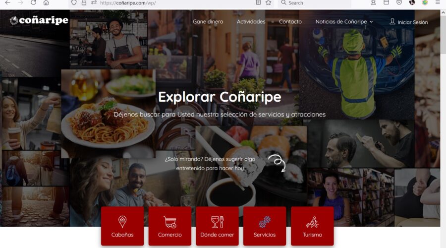 Coñaripe.com. Una guía virtual online desde 2007 en línea. Tiene miles de visitas