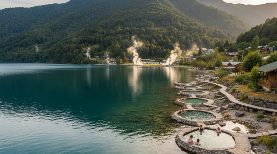 Coñaripe a orilla del Calafquen: Termas y Naturaleza en la Región de Los Ríos