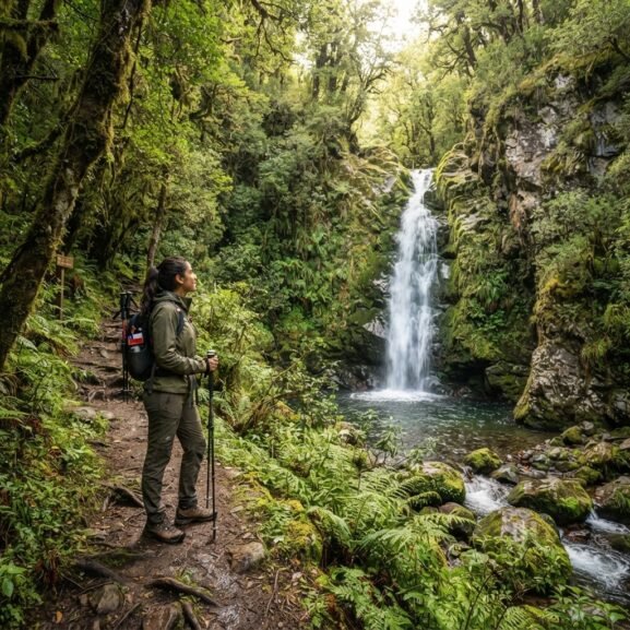 Ruta de senderismo autoguiada: Descubre los saltos de agua ocultos cerca de Coñaripe