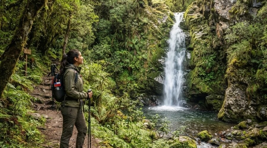 Ruta de senderismo autoguiada: Descubre los saltos de agua ocultos cerca de Coñaripe